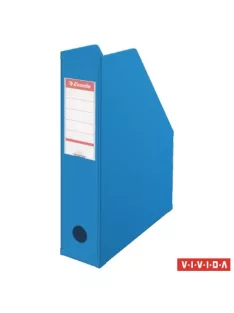   ESSELTE Iratpapucs, PVC/karton, 70 mm, összehajtható, ESSELTE, Vivida kék