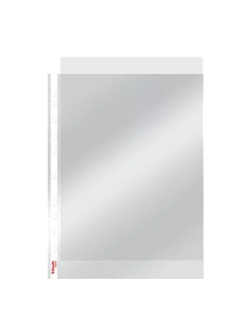 ESSELTE Genotherm, lefűzhető, A4, 55 mikron, víztiszta felület, ESSELTE "Luxus"