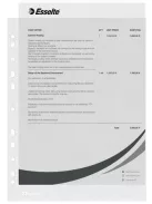 ESSELTE Genotherm, lefűzhető, A4, 43 mikron, narancsos felület, ESSELTE "Standard"