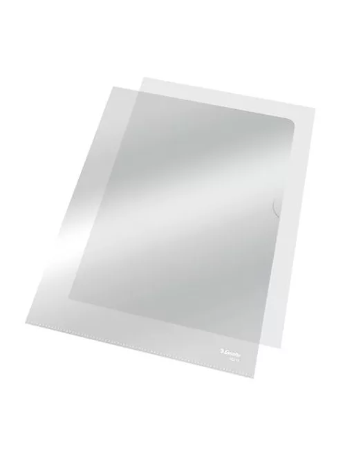 ESSELTE Genotherm, "L", A4, 105 mikron, víztiszta felület, ESSELTE "Luxus"