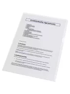 ESSELTE Genotherm, "L", A4, 105 mikron, víztiszta felület, ESSELTE "Luxus"