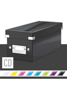 LEITZ CD-doboz, LEITZ "Click&Store", fekete