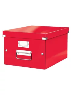 LEITZ Doboz, A4 méret, LEITZ "Click&Store", piros