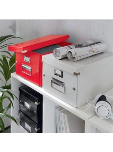 LEITZ Doboz, A4 méret, LEITZ "Click&Store", piros