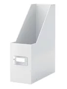 LEITZ Iratpapucs, PP/karton, 95 mm, LEITZ "Click&Store", fehér