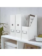LEITZ Iratpapucs, PP/karton, 95 mm, LEITZ "Click&Store", fehér