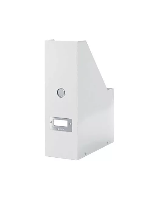 LEITZ Iratpapucs, PP/karton, 95 mm, LEITZ "Click&Store", fehér
