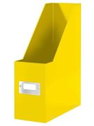 LEITZ Iratpapucs, PP/karton, 95 mm, LEITZ "Click&Store", sárga