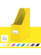 LEITZ Iratpapucs, PP/karton, 95 mm, LEITZ "Click&Store", sárga