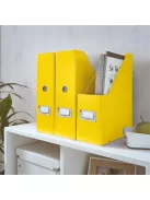 LEITZ Iratpapucs, PP/karton, 95 mm, LEITZ "Click&Store", sárga