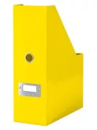 LEITZ Iratpapucs, PP/karton, 95 mm, LEITZ "Click&Store", sárga