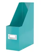 LEITZ Iratpapucs, PP/karton, 95 mm, LEITZ "Click&Store", jégkék