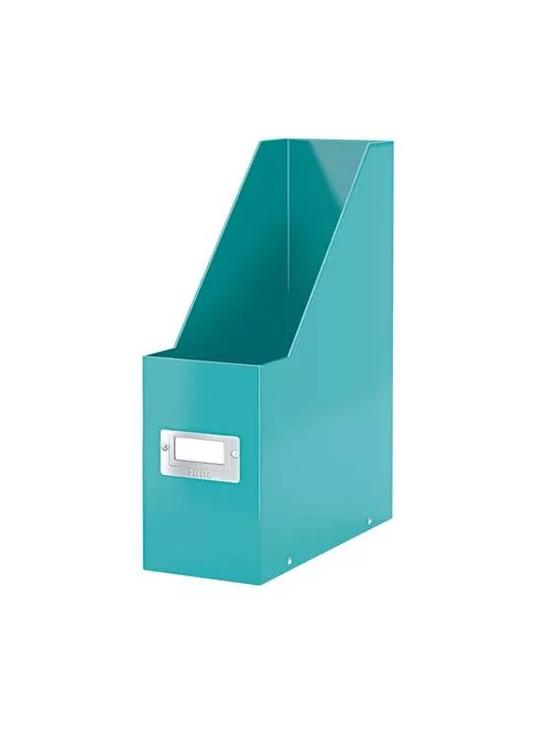 LEITZ Iratpapucs, PP/karton, 95 mm, LEITZ "Click&Store", jégkék