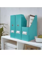 LEITZ Iratpapucs, PP/karton, 95 mm, LEITZ "Click&Store", jégkék