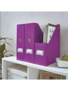 LEITZ Iratpapucs, PP/karton, 95 mm, LEITZ "Click&Store", lila