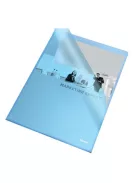 ESSELTE Genotherm, "L", A4, 105 mikron, narancsos felület, ESSELTE "Standard", kék