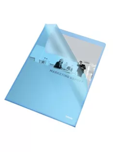   ESSELTE Genotherm, "L", A4, 105 mikron, narancsos felület, ESSELTE "Standard", kék
