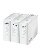 LEITZ Archiválódoboz, A4, 100 mm, LEITZ "Infinity", fehér