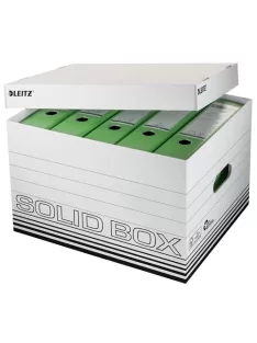   LEITZ Archiválódoboz, L méret, LEITZ "Solid", fehér