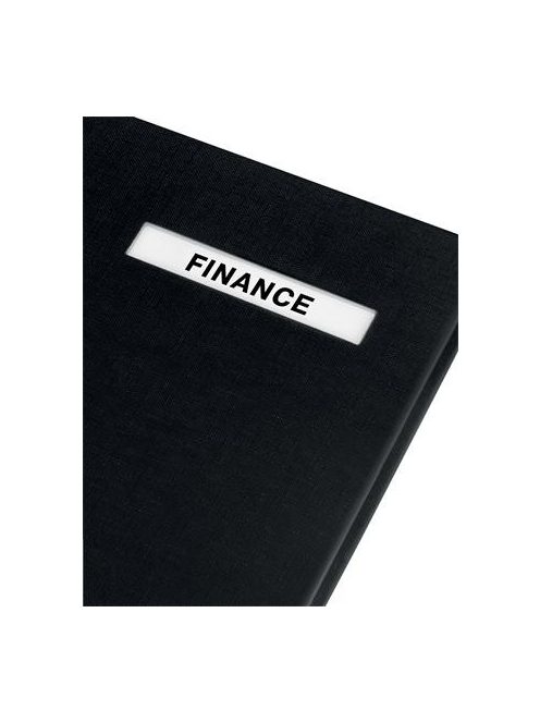 ESSELTE Aláírókönyv, A4, 20 részes, karton, ESSELTE, fekete