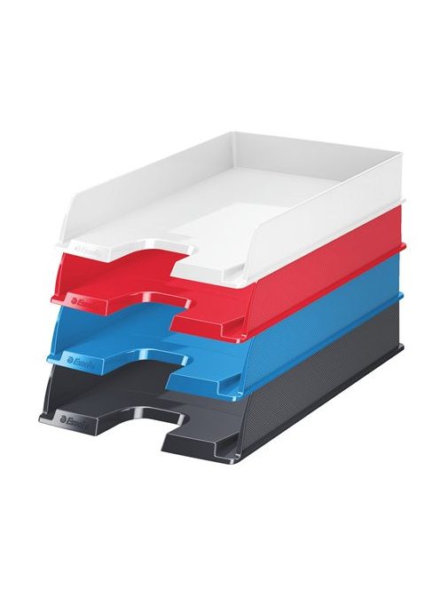 ESSELTE Irattálca, műanyag, ESSELTE "Europost", Vivida fekete