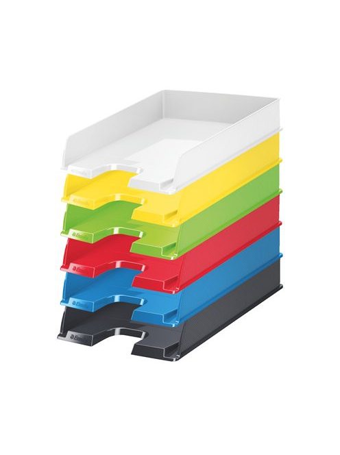 ESSELTE Irattálca, műanyag, ESSELTE "Europost", Vivida fekete