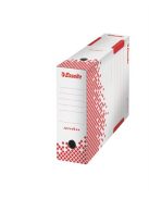 ESSELTE Archiválódoboz, A4, 100 mm, újrahasznosított karton, ESSELTE "Speedbox", fehér
