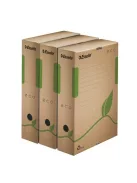 ESSELTE Archiválódoboz, A4, 80 mm, újrahasznosított karton, ESSELTE "Eco", barna