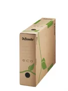ESSELTE Archiválódoboz, A4, 80 mm, újrahasznosított karton, ESSELTE "Eco", barna