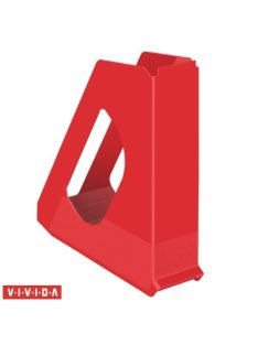   ESSELTE Iratpapucs, műanyag, 68 mm, ESSELTE "Europost", Vivida piros