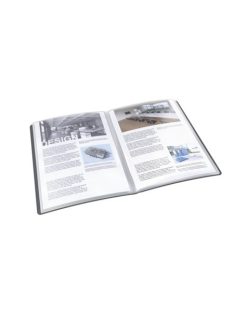   ESSELTE Bemutatómappa, 40 zsebes, A4, kemény borító, ESSELTE "Vivida", fekete