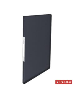   ESSELTE Bemutatómappa, 40 zsebes, A4, ESSELTE "Vivida", fekete