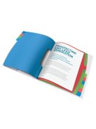 ESSELTE Előrendező, A4, 12 részes, műanyag, ESSELTE "Vivida", áttetsző