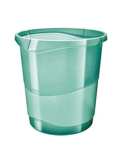 ESSELTE Papírkosár, 14 liter, ESSELTE "Colour'Breeze", áttetsző zöld