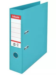   ESSELTE Iratrendező, 75 mm, A4, PP, élvédő sínnel, ESSELTE "Colour’Breeze", kék
