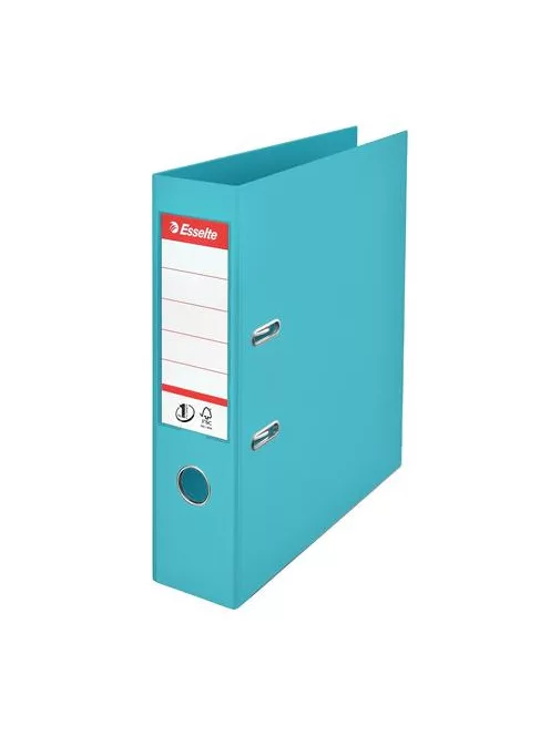 ESSELTE Iratrendező, 75 mm, A4, PP, élvédő sínnel, ESSELTE "Colour’Breeze", kék