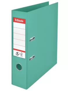   ESSELTE Iratrendező, 75 mm, A4, PP, élvédő sínnel, ESSELTE "Colour’Breeze", zöld