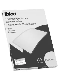  IBICO Meleglamináló fólia, 125 mikron, A4, fényes, IBICO "Standard"