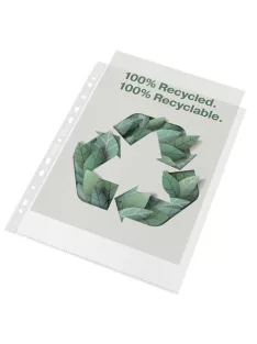   ESSELTE Genotherm, lefűzhető, A4 Maxi, 70 mikron, narancsos felület, ESSELTE "Recycled"