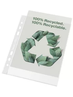   ESSELTE Genotherm, lefűzhető, A5, 70 mikron, narancsos felület, ESSELTE "Recycled"