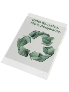   ESSELTE Genotherm, "L", A4, 100 mikron, narancsos felület, ESSELTE "Recycled"