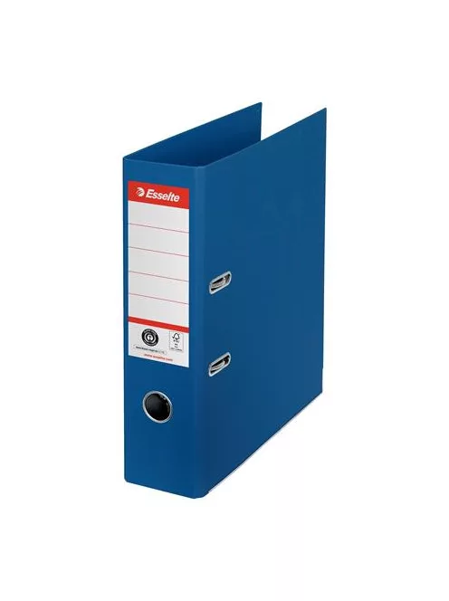 ESSELTE Iratrendező, 75 mm, A4, élvédő sínnel, ESSELTE "No.1", kék