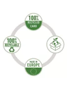 ESSELTE Iratrendező, 75 mm, A4, élvédő sínnel, ESSELTE "No.1", kék