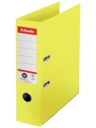 ESSELTE Iratrendező, 75 mm, A4, élvédő sínnel, ESSELTE "No.1", sárga