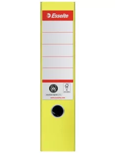   ESSELTE Iratrendező, 75 mm, A4, élvédő sínnel, ESSELTE "No.1", sárga