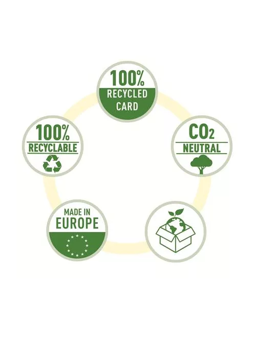ESSELTE Iratrendező, 75 mm, A4, élvédő sínnel, ESSELTE "No.1", zöld
