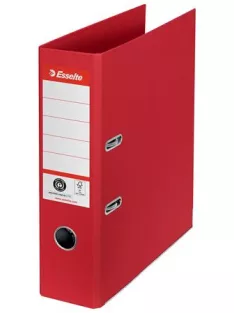   ESSELTE Iratrendező, 75 mm, A4, élvédő sínnel, ESSELTE "No.1", piros