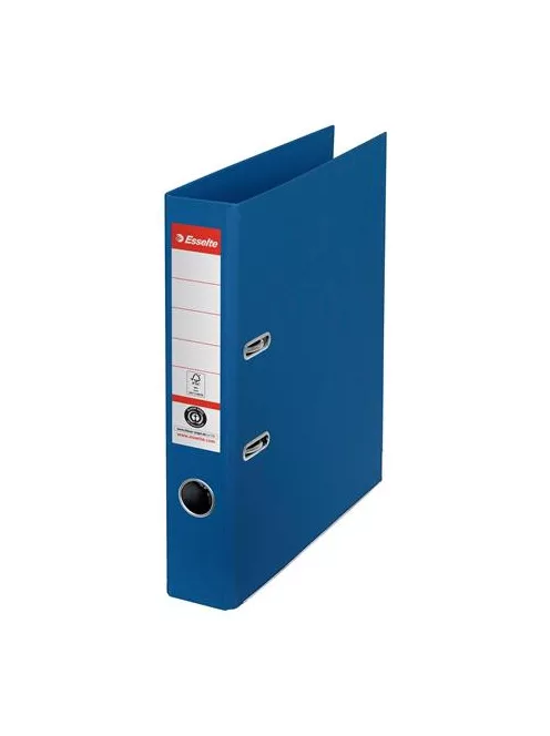 ESSELTE Iratrendező, 50 mm, A4, környezetbarát, élvédő sínnel, ESSELTE "No.1", kék