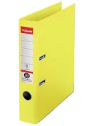 ESSELTE Iratrendező, 50 mm, A4, környezetbarát, élvédő sínnel, ESSELTE "No.1", sárga