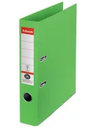 ESSELTE Iratrendező, 50 mm, A4, környezetbarát, élvédő sínnel, ESSELTE "No.1", zöld